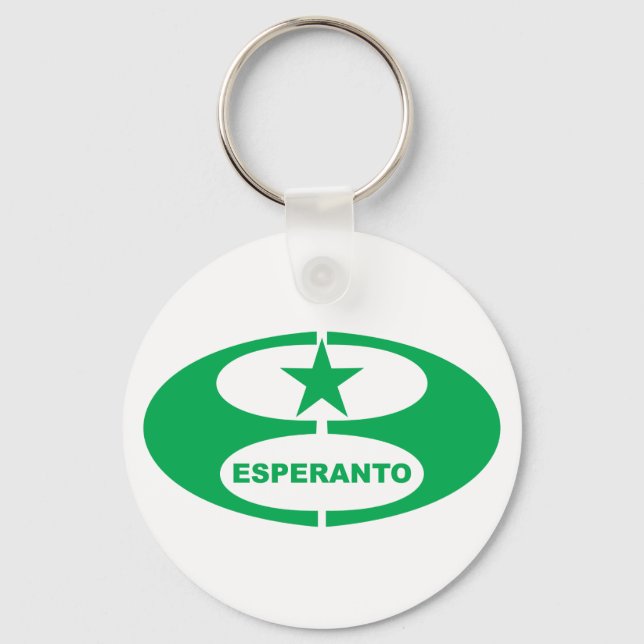 Esperanto symbol, keychain (Front)