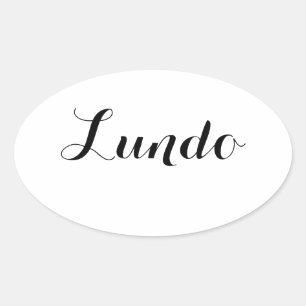Esperanto Weekdays Stickers - Lundo (Monday)