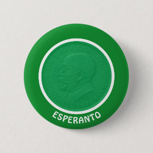 Esperanto / Zamenhof, 2 Inch Round Button
