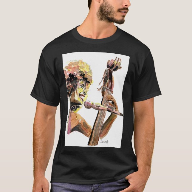 Esperanza Spalding singing and playing cello Class T-Shirt (Front)