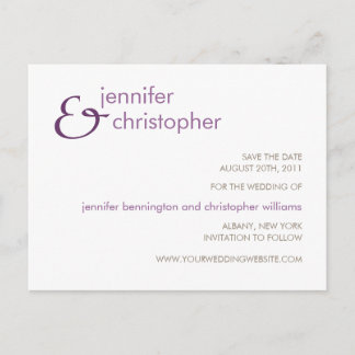 Esperluette :: Carte postale de sauvegarde de date