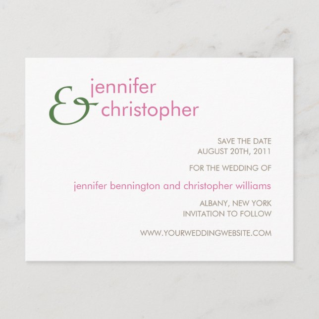 Esperluette :: Carte postale de sauvegarde de la d (Devant)