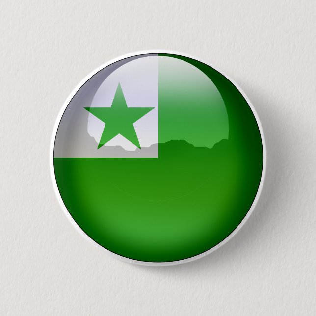 EspFlagJewel 2 Inch Round Button (Front)