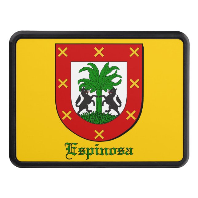 Espinosa Family Shield Trailer Hitch Cover (Front)