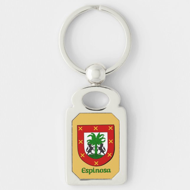 Espinosa Historical Shield Keychain (Front)