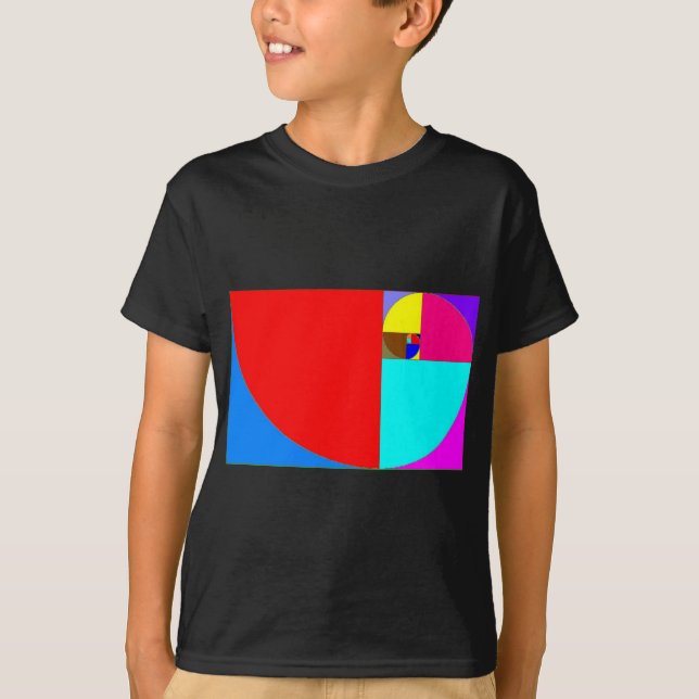 espiral fibonacci T-Shirt (Front)