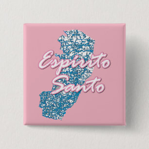 Espirito Santo 2 Inch Square Button