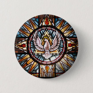 Espirito Santo vitral 2 Inch Round Button