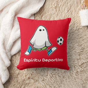Espiritu Deportivo Throw Pillow