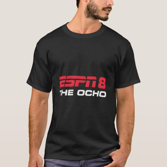 Espn 8 The Ocho Centred Text T-Shirt (Front)