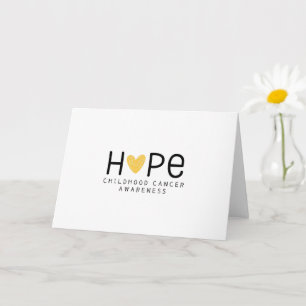 espoir.cancer de l'enfance. Cartes de voeux et de 