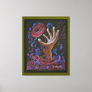 Espoir - Canevas d'art pour cellules de la faucill