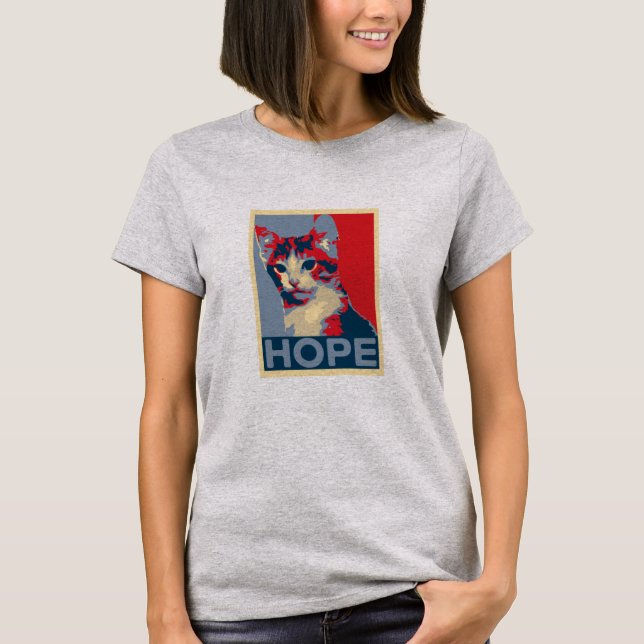 ESPOIR Charlie le T-shirt de chaton (Devant)