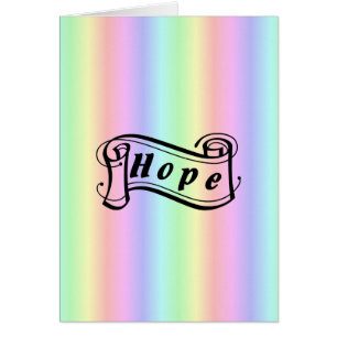 Espoir défiler sur arc-en-ciel