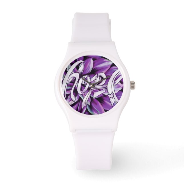 Espoir d'un cancer pancréatique montre florale (Recto)