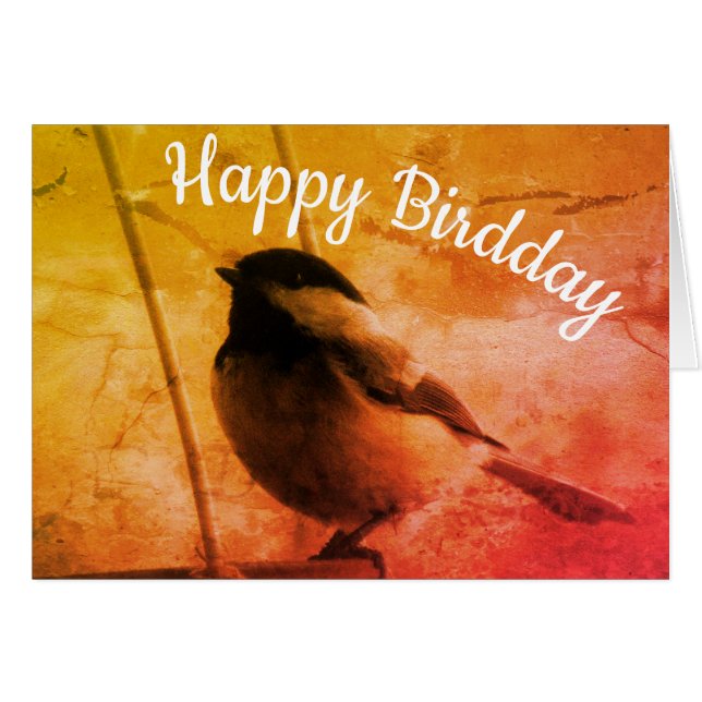 Espoir heureux de Birdday ses Chickadees (Devant horizontal)