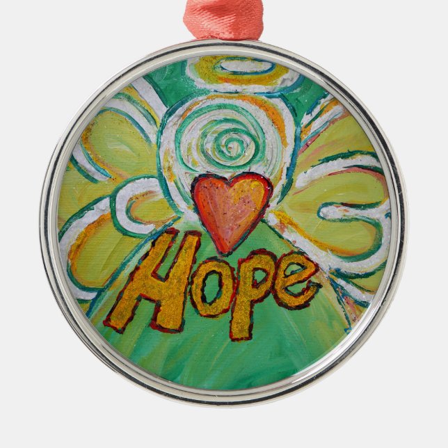 Espoir Inspiration Angel Word Ornement (Devant)