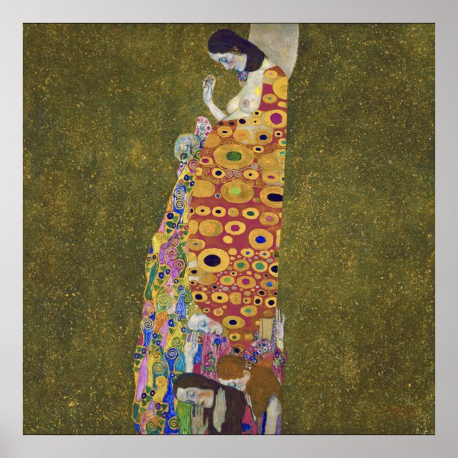 Espoir, Poster Gustav Klimt (Devant)
