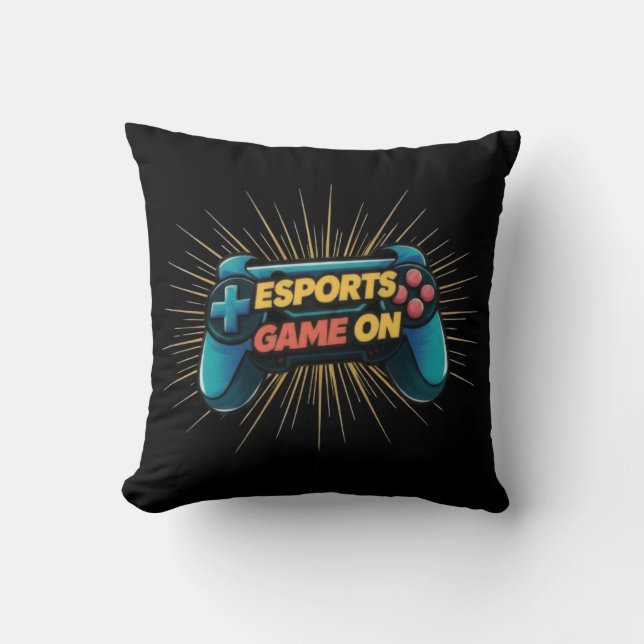 Esports Game Sport Throw Pillow (Front)