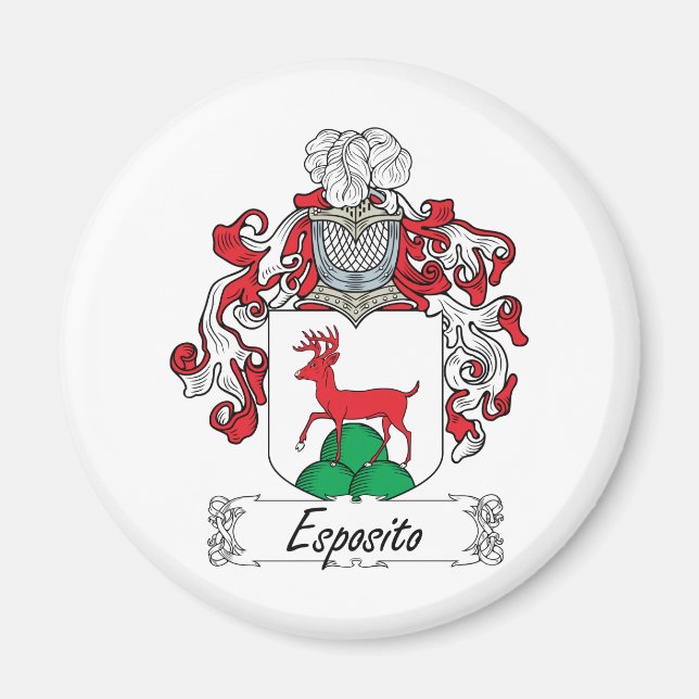 Esposito Family Crest Magnet (Front)