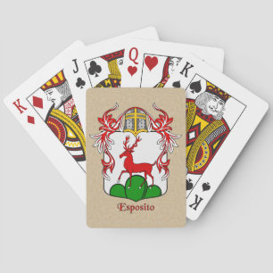 Esposito Heraldic Shield and Mantle Playing Cards