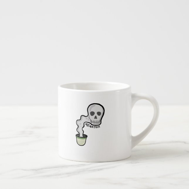 Espreso tasse avec fenjan et crâne (Droite)