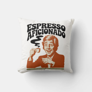 Espresso Aficionado - Java Lover Throw Pillow
