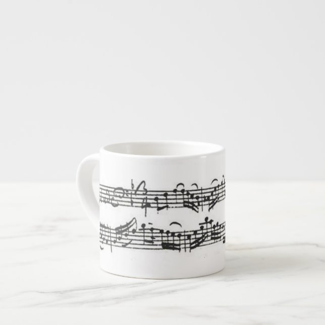 Espresso Bach Cello Suite Espresso Cup (Front Left)