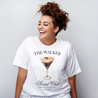 Espresso Cocktail Luxury Social Club Bachelorette T-Shirt