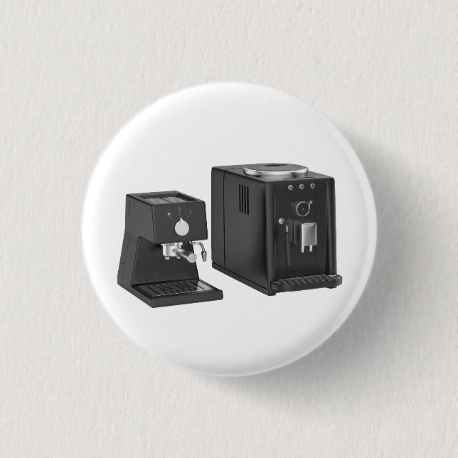 Espresso coffee machines 1 inch round button (Front)