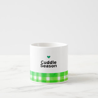 Espresso Cuddle Season Mug in Green