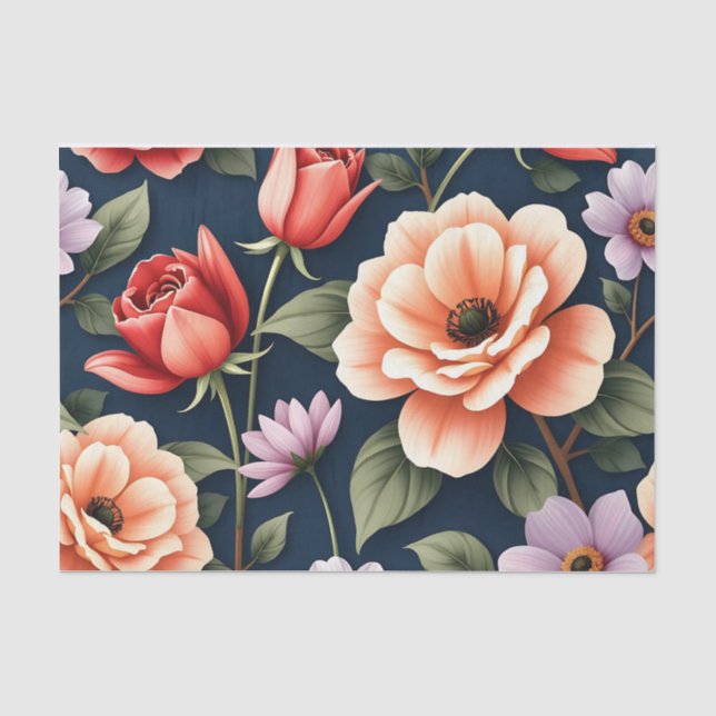 Espresso Elegance: Perfect Coffee Wrap Tissue Paper (Front)