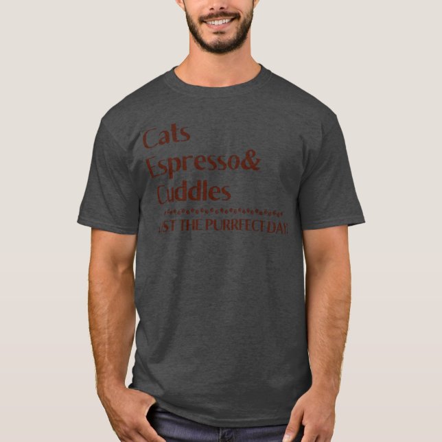 Espresso Funny Halloween Witch boy T-Shirt (Front)