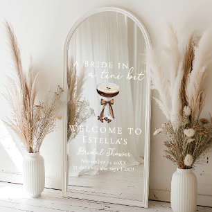 Espresso Martini Bridal Shower Selfie Mirror Sign