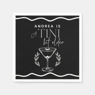 Espresso Martini Cocktail Birthday Napkin