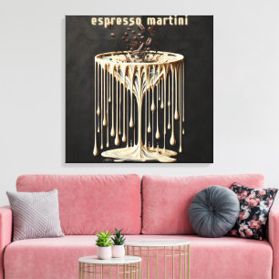 Espresso Martini Cocktail Hour Canvas Print
