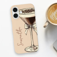 Espresso Martini Coffee Lover Personalized Brown