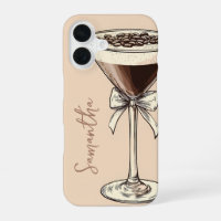 Espresso Martini Coffee Lover Personalized Brown