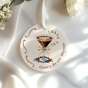 Espresso Martini Love is brewing Bridal Thank you Favour Tags