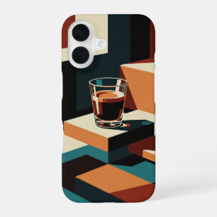 Espresso Minimaliste Vintage iPhone 16 Case