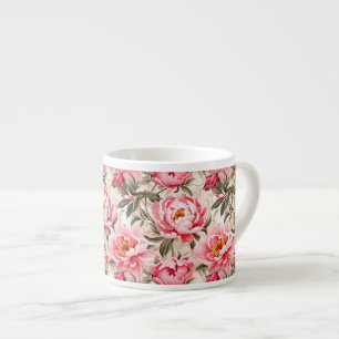 Espresso Mug-Floral Print Espresso Cup