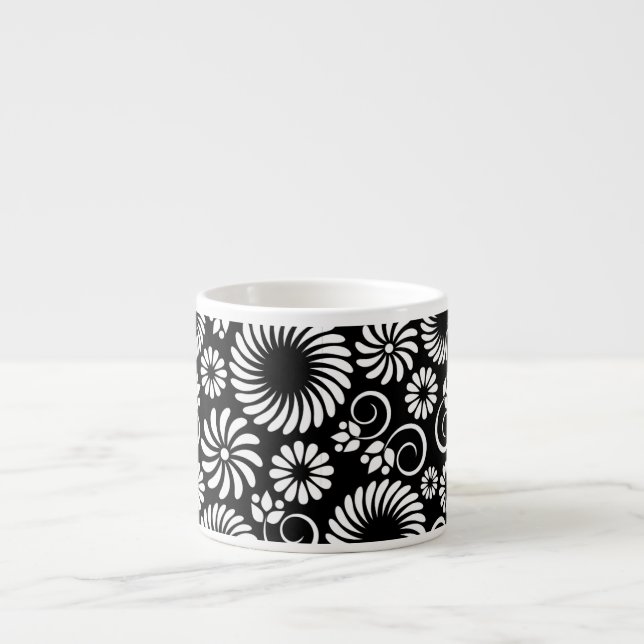 Espresso Mug noir et blanc (Devant)