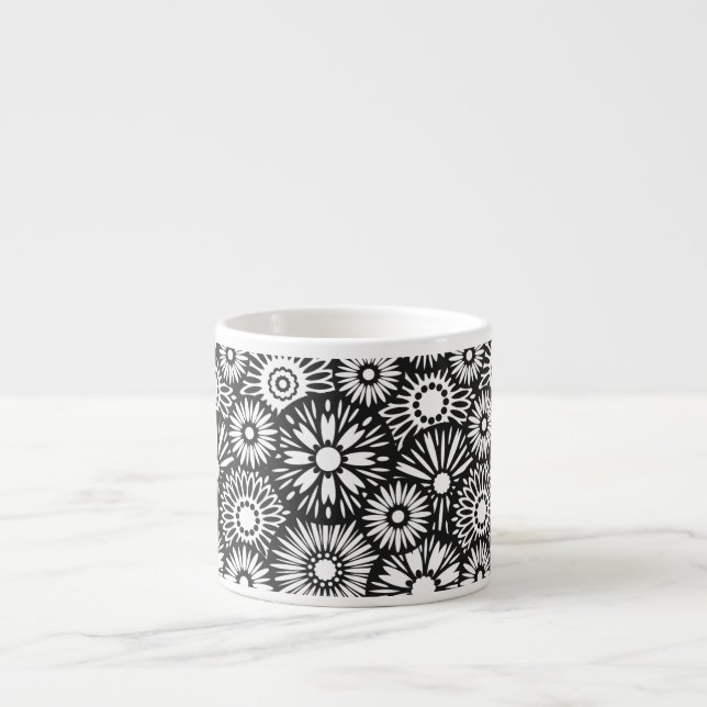 Espresso Mug noir et blanc (Devant)