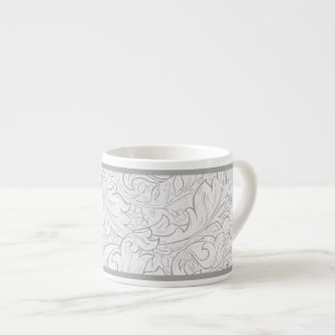 ESPRESSO MUG : WILLIAM MORRIS : FLORALE BLANCHE
