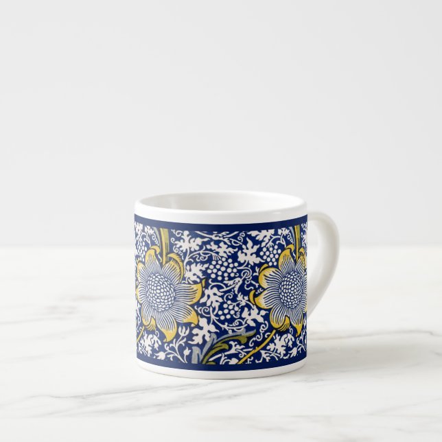 ESPRESSO MUG : WILLIAM MORRIS : KENNET (Devant droit)
