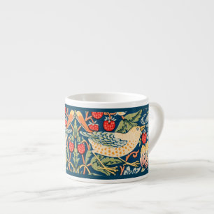 ESPRESSO MUG : WILLIAM MORRIS : STRAWBERRY THES