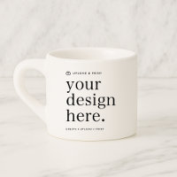 Espresso Mug Your Design Upload 6oz