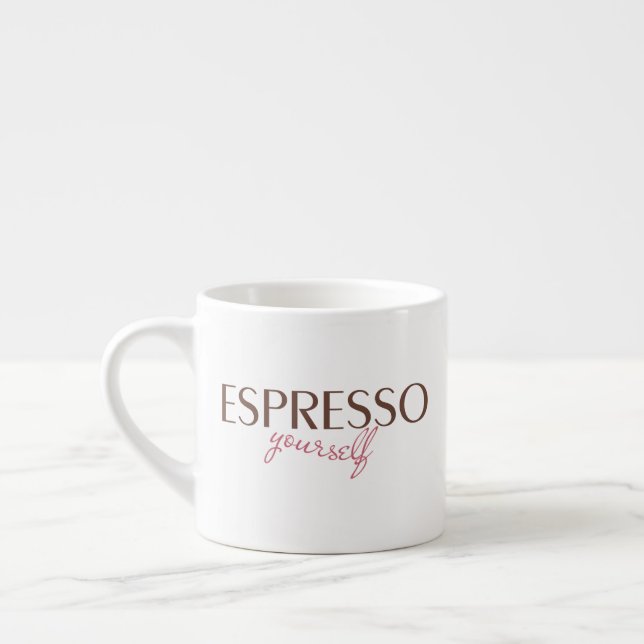 "Espresso self" tasse expresso (Gauche)