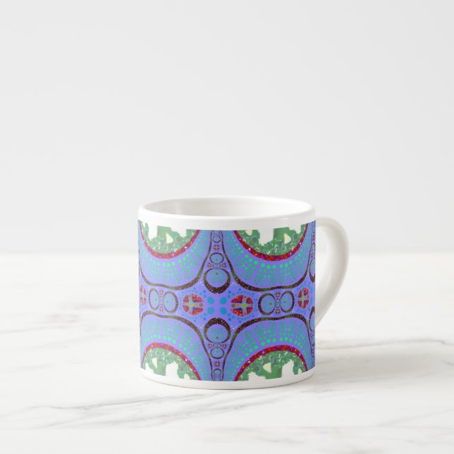 Espresso small mug Jimette Design (Front Right)