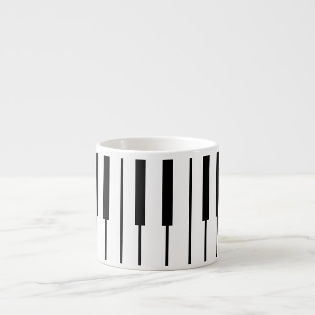 Espresso-Tasse Klavier Musik Espresso Cup (Front)